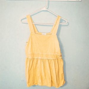 Gold sleeveless top